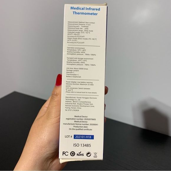 NEW Dikang medical infrared thermometer 3 Color displays - Picture 9 of 9